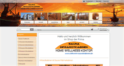 Desktop Screenshot of infrarot-saunakabinen.de